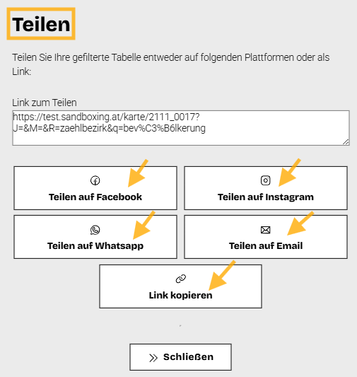 Karte erstellen Teilen Downloaden